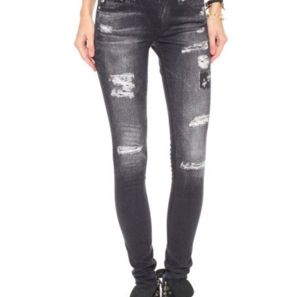 AG Digital Luxe Legging Super Skinny Black size 25